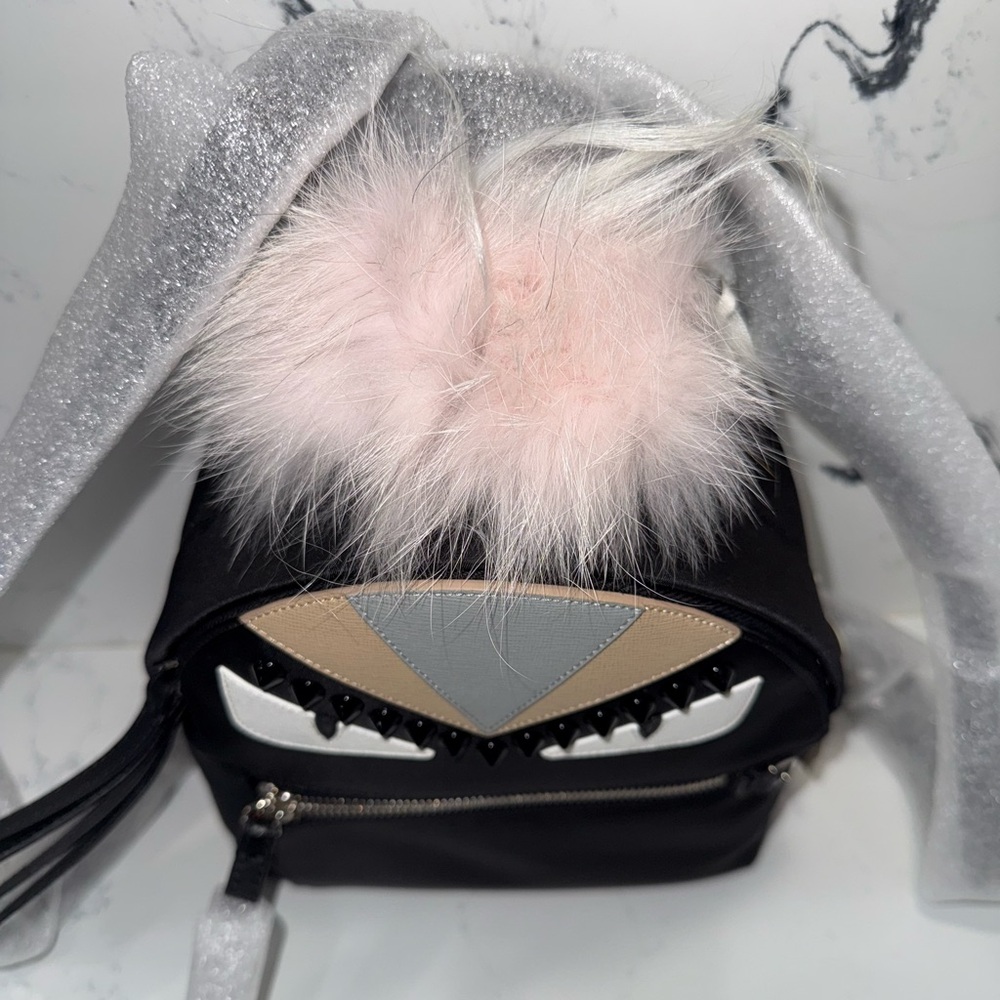 Fendi Monster Nylon Mini Backpack - Picture 2 of 12